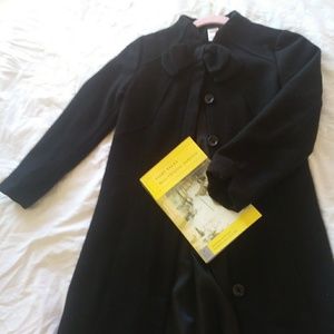 Girl's Gymboree Black Wool Coat